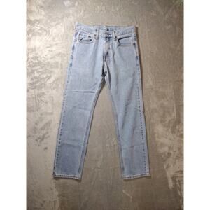 Levis 505 Jeans Mens 29x32 Blue Straight Leg Western Casual USA